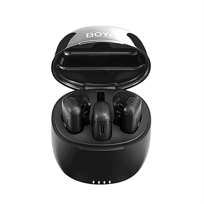 Micrófono Inalámbrico Boya BY-WM3T-D2 Mini 2.4GHz Doble Canal Conector Lightning