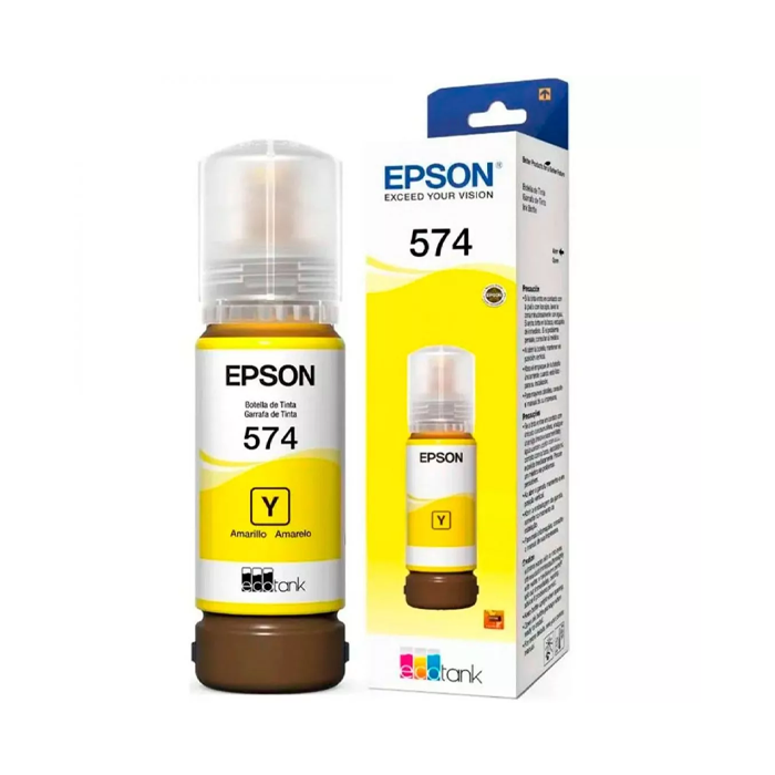 Botella de Tinta Original Epson T574 Amarillo (T574420-AL)