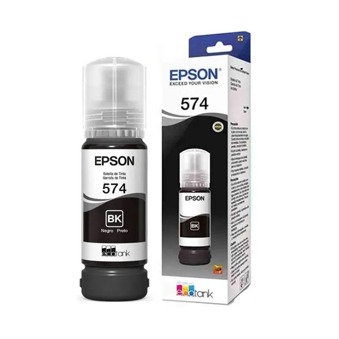 Botella de Tinta Original Epson T574 Negro (T574120-AL)