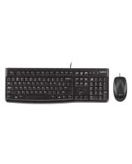 Combo Teclado y Mouse alambrico Logitech MK120 USB