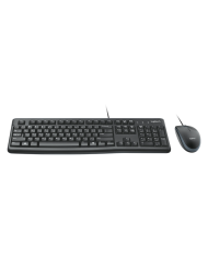 Combo Teclado y Mouse alambrico Logitech MK120 USB