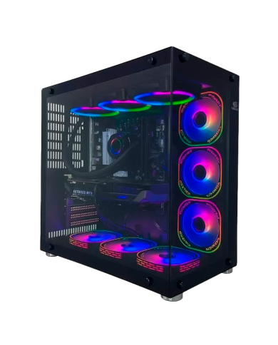 PC Gamer Black Mamba Ryzen 9-7900X 32GB Ram, 1TB SSD, 2TB HDD, RTX 5060 Ti, W11P, WIFI | SNAKE GAMER