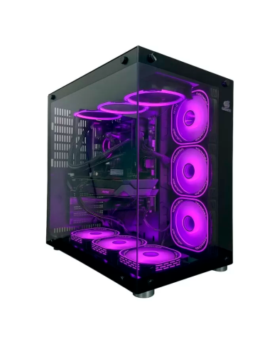 PC Gamer Black Mamba Ryzen 9-7900X 32GB Ram, 1TB SSD, 2TB HDD, RTX 5060 Ti, W11P, WIFI | SNAKE GAMER