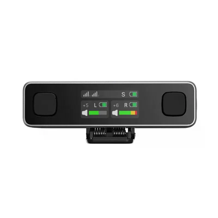Micrófono Lavalier inalámbrico Ulanzi U-Mic AM18 de doble canal Hasta 100 Metros A018GBB1