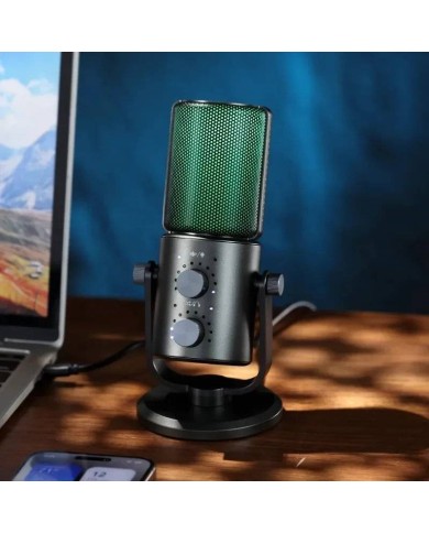 Micrófono Condensador para Streaming Ulanzi UL-3335 USB con Control de Tono