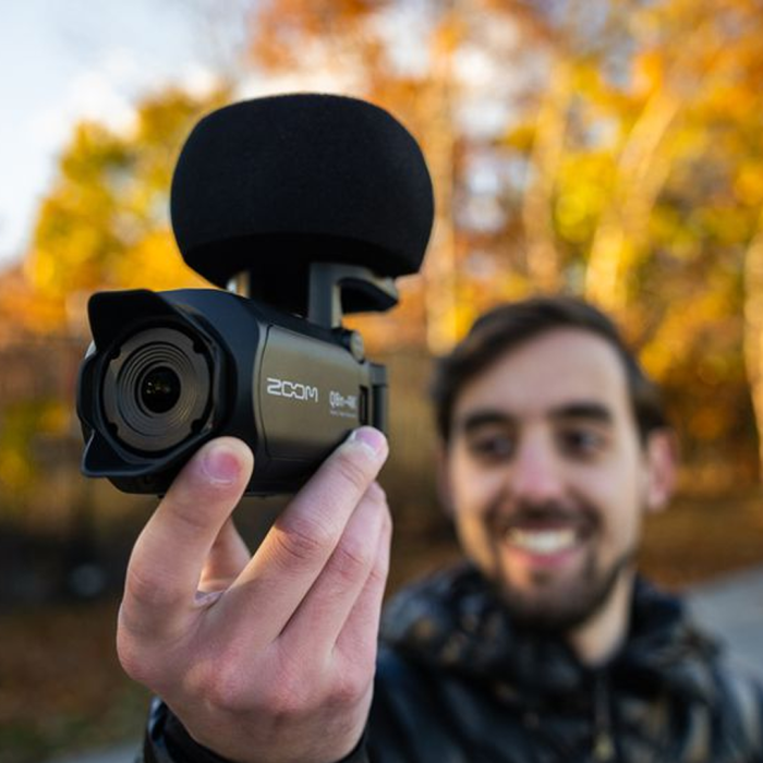 Cámara De Video 4K Zoom Q8n-4K  Con Captura de Audio Profesional