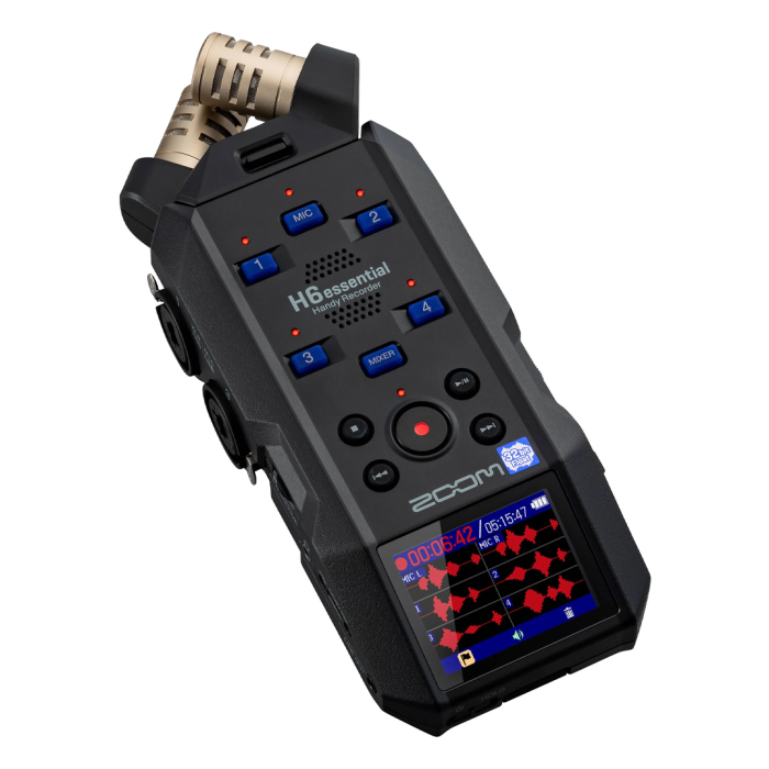 Grabadora Zoom H6essential 32BIt Flotantes 6 Pistas
