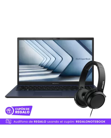Notebook Asus Expertbook B1 i7-1255U + Audífono de Regalo