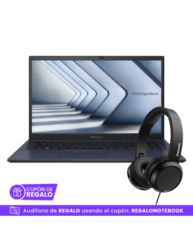 Notebook Asus Expertbook B1 i7-1255U + Audífono de Regalo