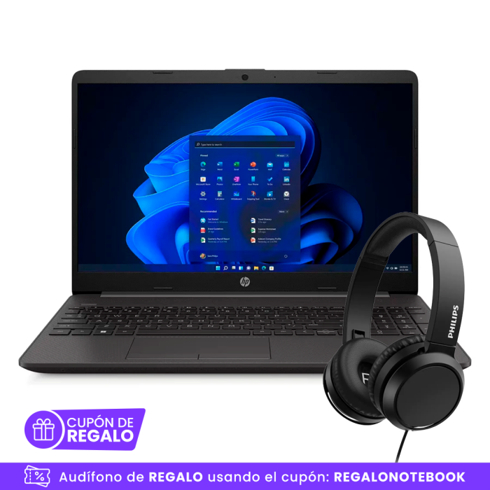 Notebook HP 250 G10 I5-1334U, 16GB Ram, 512GB SSD, W11P
