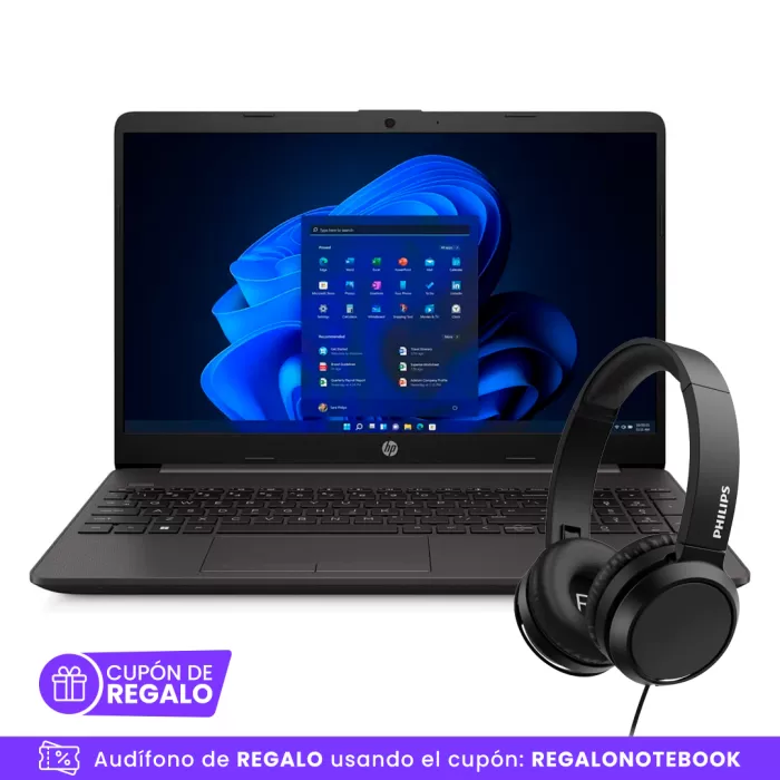 Notebook HP 250 G10 I5-1334U, 8GB Ram, 512GB SSD, W11P