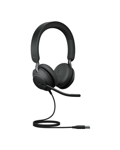 Audífonos Jabra Evolve2 40 SE USB-A, MS Stereo, Cancelación de Ruido