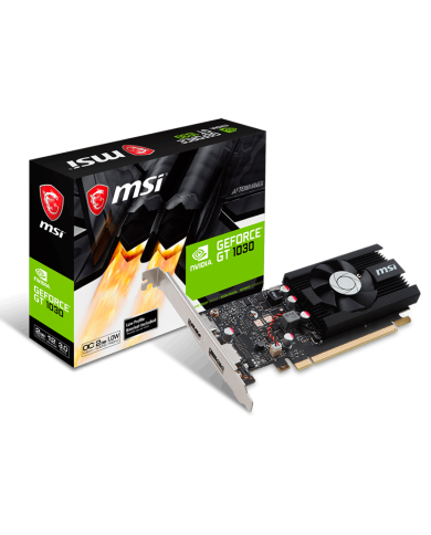 Tarjeta de Video Gigabyte Nvidia GeForce GT 1030 2G LP OC