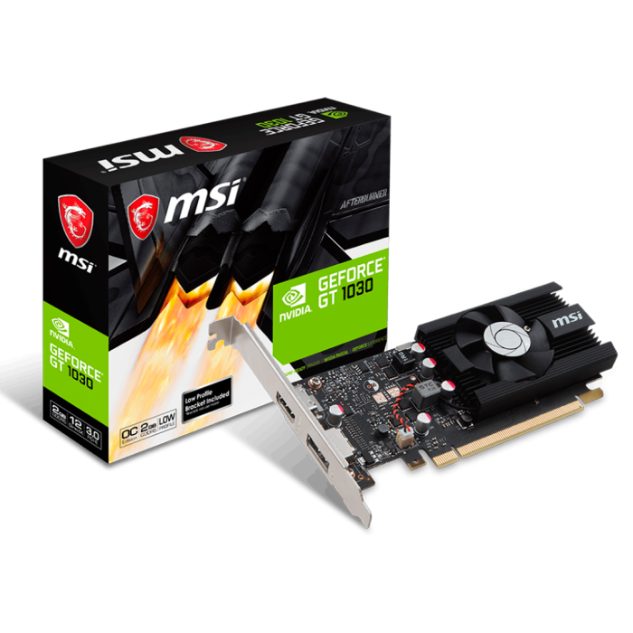 Tarjeta de Video Gigabyte Nvidia GeForce GT 1030 2G LP OC