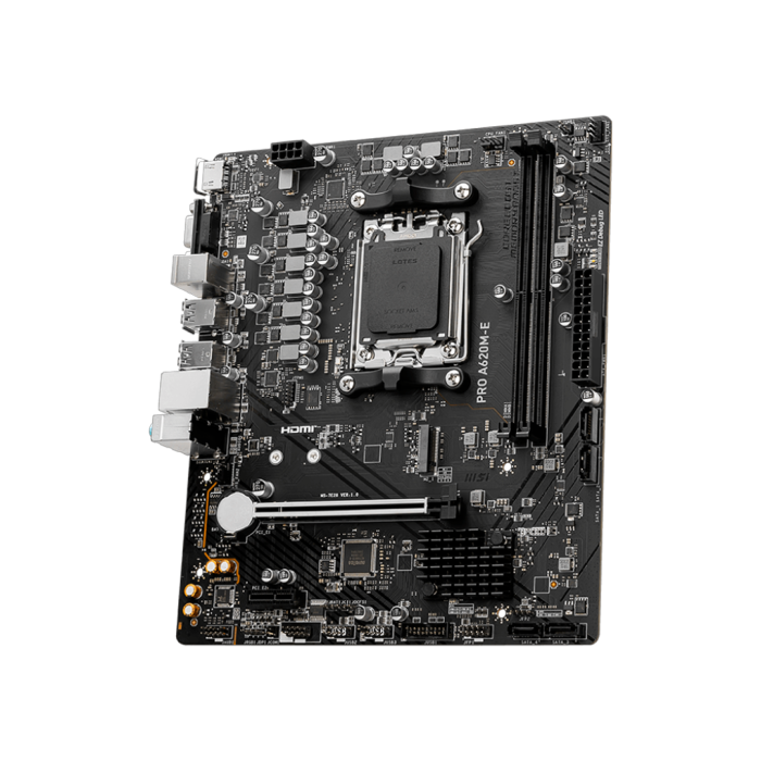 Placa Madre MSI PRO A620M-E Socket AMD AM5, DDR5, HDMI, VGA, USB 3.2, PCIe 4.0, mATX
