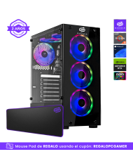 Pc Snake Gamer Vibora Black V6 AMD Ryzen 5 5500, RTX 3050, 16GB RAM + 1TB SSD, Windows 11 Pro