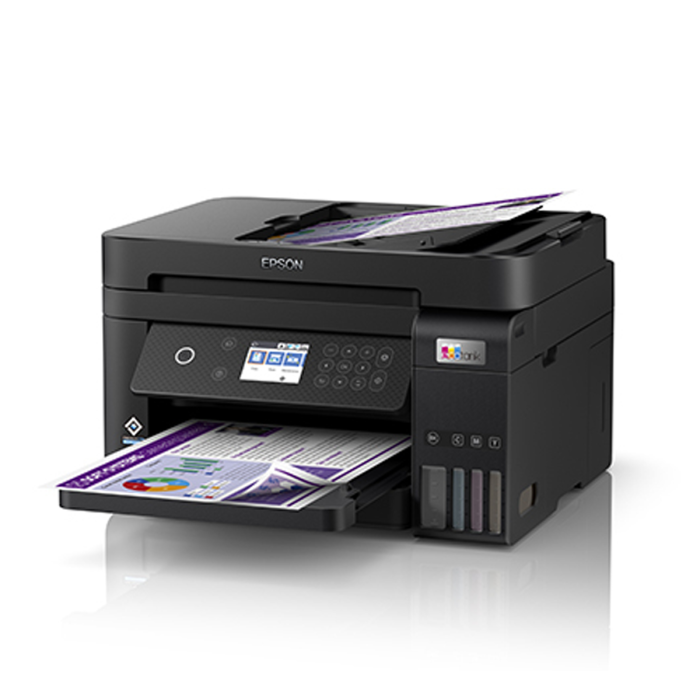 Impresora Multifuncional Inalámbrica Epson EcoTank L6270, 33 ppm/negro, 20 ppm/color, Wi-Fi, Ethernet, USB 2.0