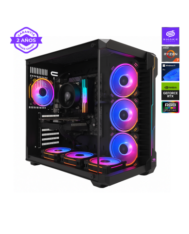 PC Gamer Black Mamba Ryzen 7-5700 16GB Ram, 512 GB SSD, RTX 4060, W11P | SNAKE GAMER