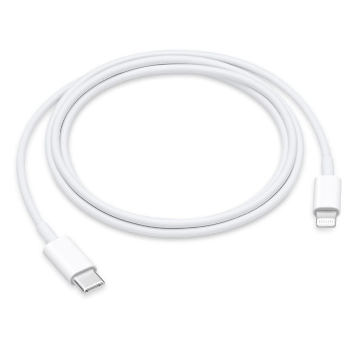 Cable Apple USB-C a Lightning 1 Metro Blanco