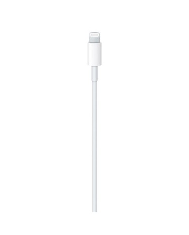 Cable Apple Lightning a USB 1 metro Blanco