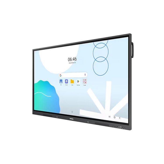 Pantalla Interactiva Samsung E-Board WIFI 86" Android 13 OS Negro