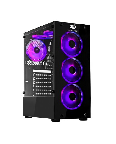 Pc Snake Gamer Vibora Black V9 AMD Ryzen 7 5700, RTX 5060, 16GB RAM + 1TB SSD, Windows 11 Pro