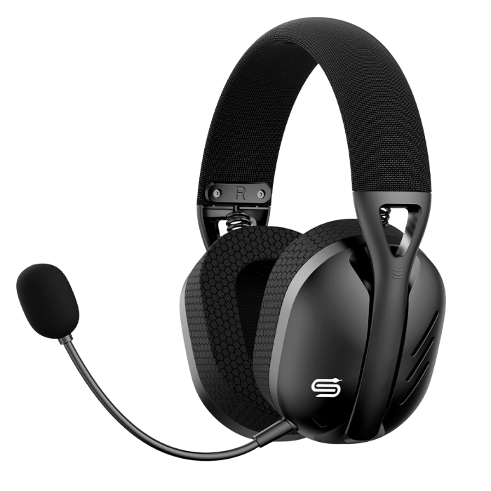 Audífono Snake Gamer Inalámbrico Krait Negro, Bluetooth, USB, 2.4 GHz, Multiplataforma