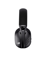 Audífono Snake Gamer Krait Inalámbrico Bluetooth, USB, 2.4 GHz, Multiplataforma, Negro