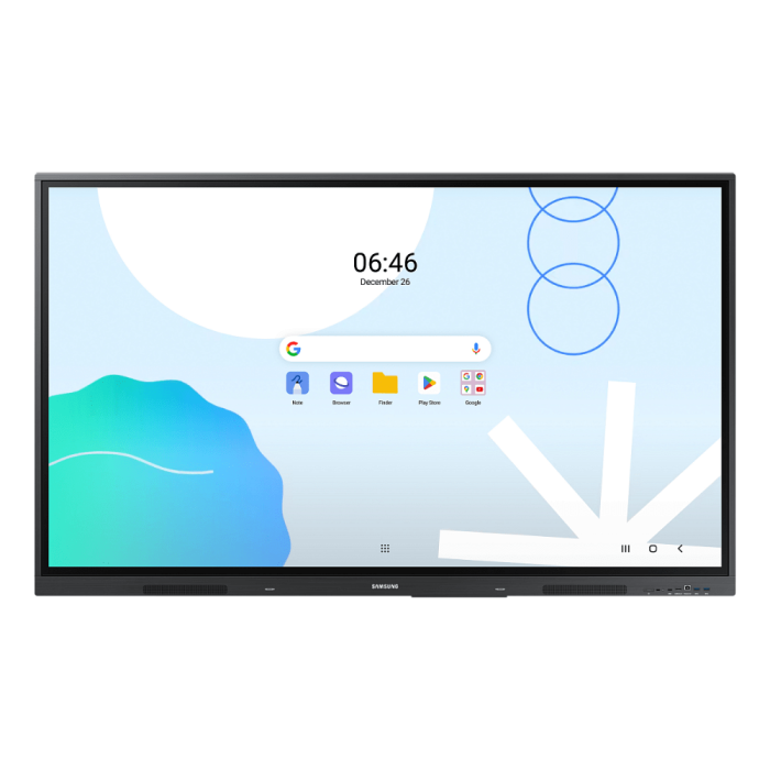 Pantalla Interactiva Samsung E-Board WIFI 65”Android 13 OS Negro
