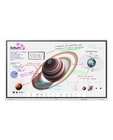 Pizarra Interactiva Samsung 4K Flip Pro WMB 85" WIFI Blanco