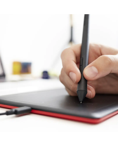 Tableta Digitalizadora One By Wacom CTL472K1A Small Roja
