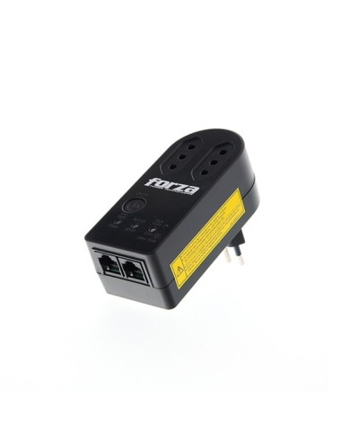 Protector De Voltaje Forza Zion Fvp-1202n-c 1500W 220V 2 Enchufes Negro