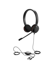Audífono Jabra Evolve Duo 20 MS Stereo USB-C/A con Micrófono y Cancelación de Ruido