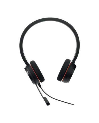 Audífono Jabra Evolve Duo 20 MS Stereo USB-C/A con Micrófono y Cancelación de Ruido