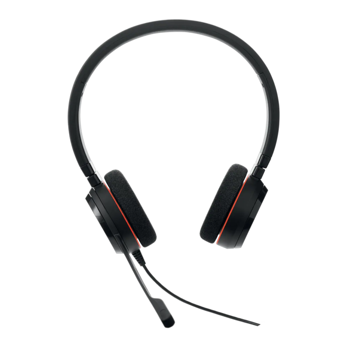 Audífono Jabra Evolve Duo 20 MS Stereo USB-C/A con Micrófono y Cancelación de Ruido