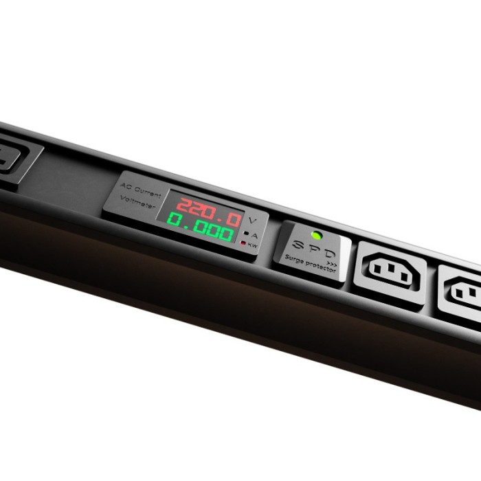 PDU Medible Forza 6000W 30 tomas FPD-3012M0U Negro