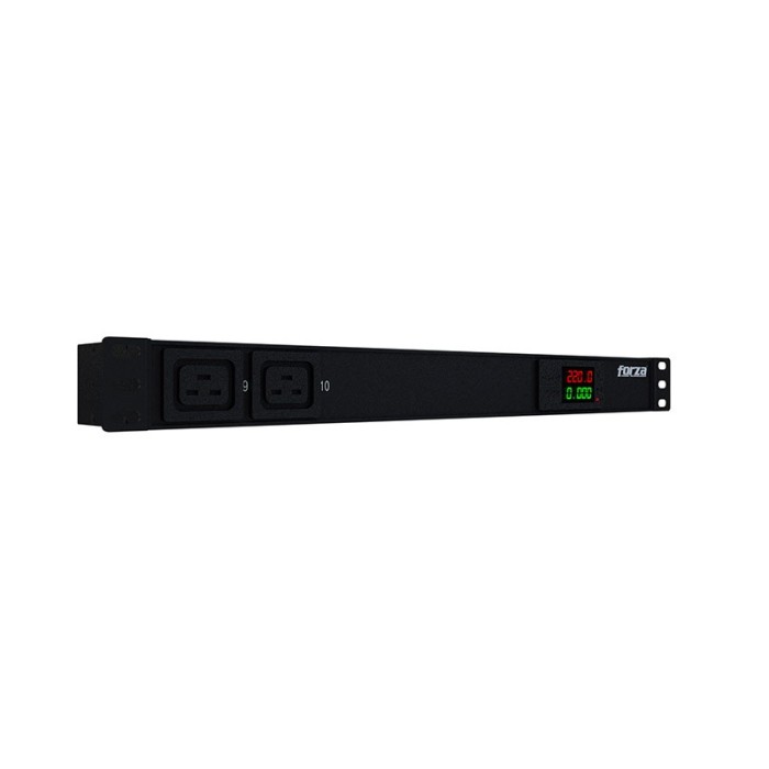 PDU Forza 4000W 10 Tomas FPD-3012M0U Negro