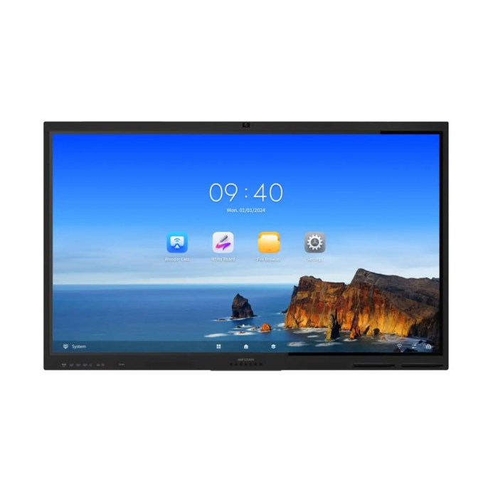 Pantalla Interactiva Hikvision UHD 75" 4K IPS 60 Hz Negro