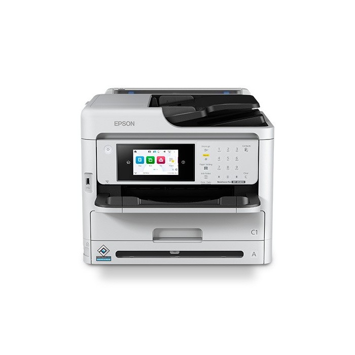 Impresora EPSON Multifuncional WORKFORCE PRO WF-M5899 Monocromática  Blanco