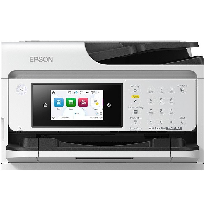 Impresora EPSON Multifuncional WORKFORCE PRO WF-M5899 Monocromática  Blanco