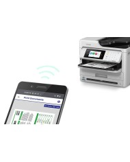 Impresora EPSON Multifuncional WORKFORCE PRO WF-M5899 Monocromática  Blanco