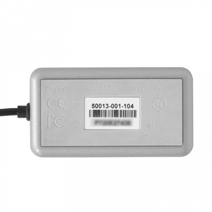 Lector Huella Digital HID Biométrico 4500 USB 2.0 LED Azul