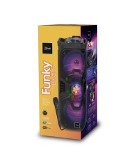 Parlante Karaoke Bluetooth Mlab Funky Disco Portátil con iluminación