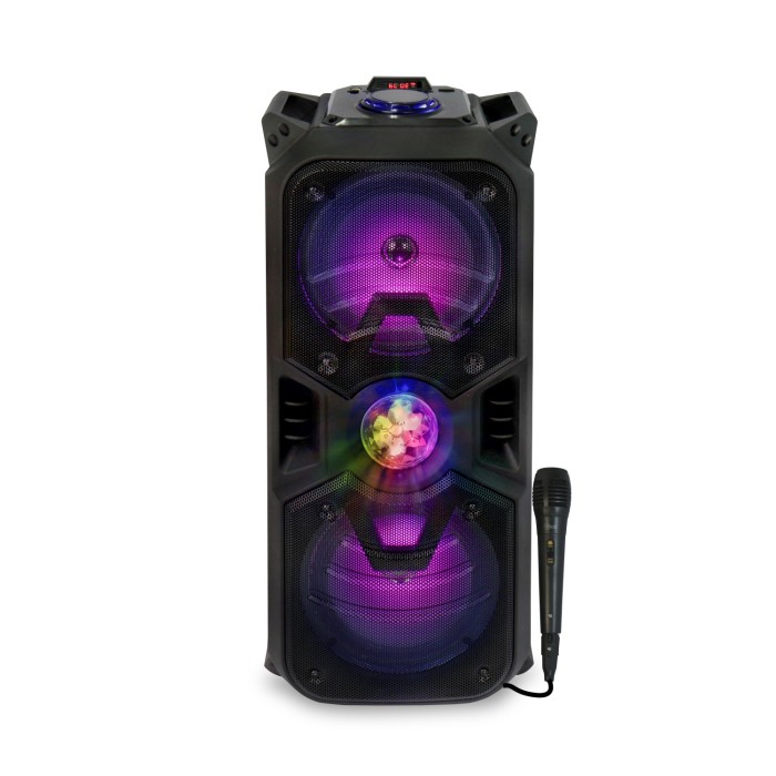 Parlante Karaoke Bluetooth Mlab Funky Disco Portátil con iluminación