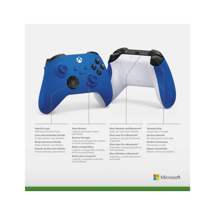 Control Inalámbrico Microsoft XBOX SERIES S/X Azul Bluetooth