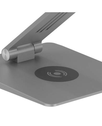 Soporte Notebook Klip Xtreme 9 en 1 HDMI/ USB C/ Inalámbrica/ Aluminio Gris