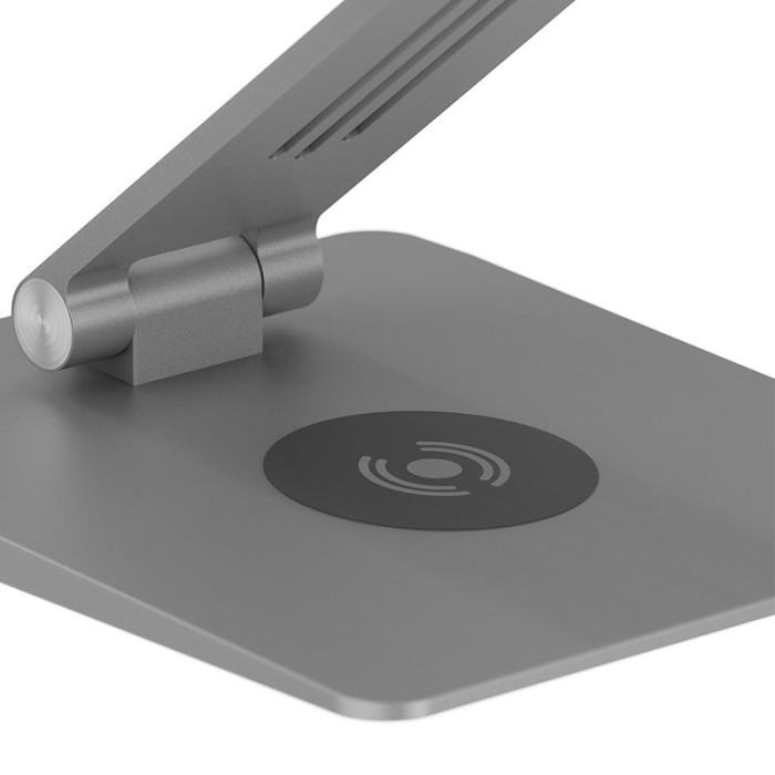 Soporte Notebook Klip Xtreme 9 en 1 HDMI/ USB C/ Inalámbrica/ Aluminio Gris