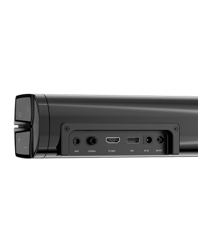 Barra de Sonido Klip Xtreme 120W 2.1 Bluetooth y Bajo de 4,5" Negro