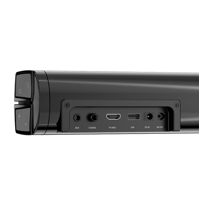 Barra de Sonido Klip Xtreme 120W 2.1 Bluetooth y Bajo de 4,5" Negro