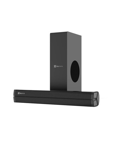 Barra de Sonido Klip Xtreme 120W 2.1 Bluetooth y Bajo de 4,5" Negro